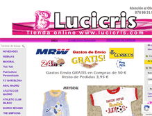 Tablet Screenshot of lucicris.com